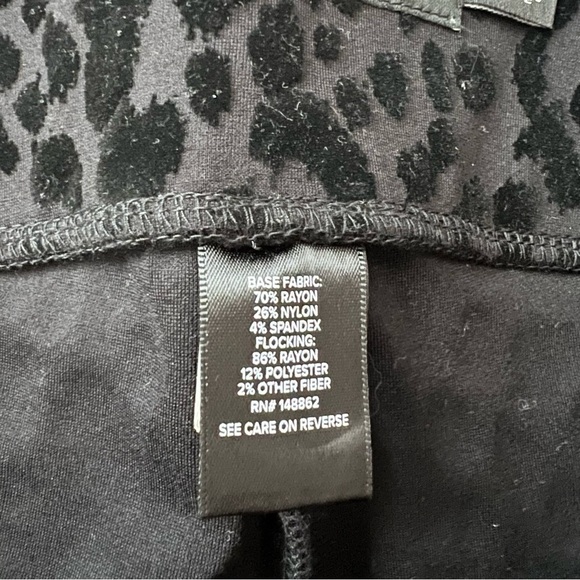 Torrid Flocked Leopard Print Pixie Pants - Picture 5 of 6